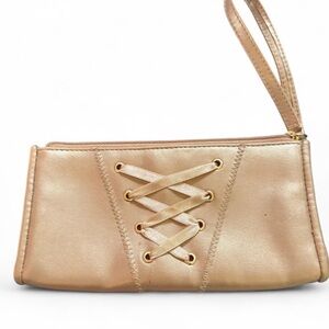Elegant Gold Wristlet Clutch
